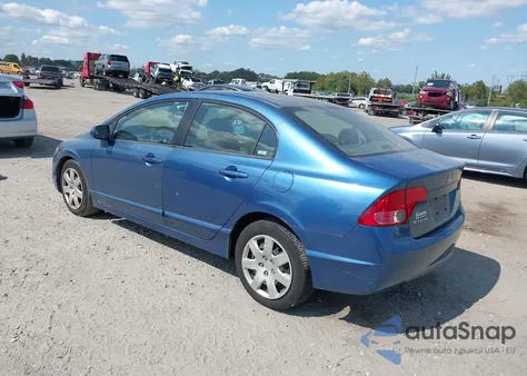 2007 Honda Civic Lx z USA, uszkodzony, nr VIN 2HGFA16567H513454
